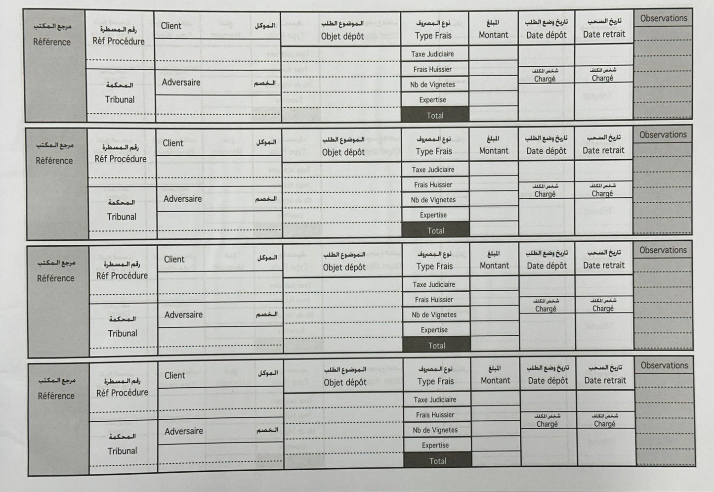10-Registre des procédures